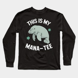 Funny Manatee Long Sleeve T-Shirt